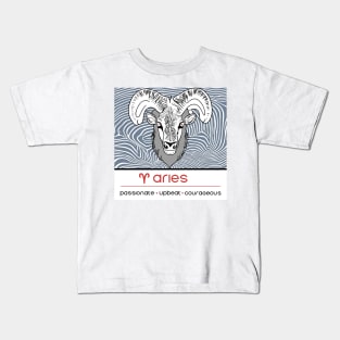 Aries Season - Zodiac Graphic Kids T-Shirt